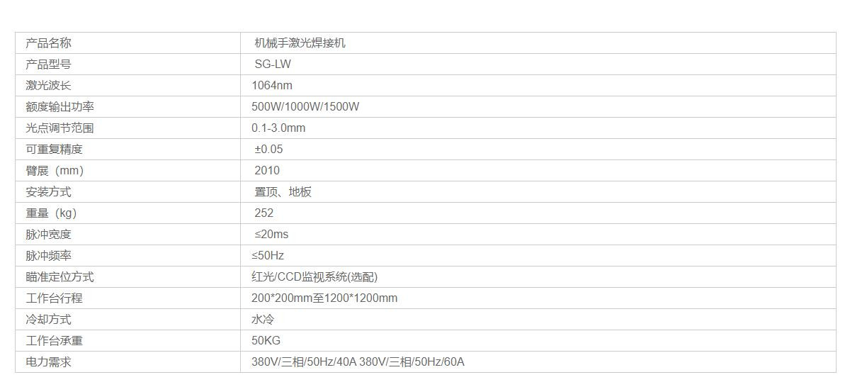機械手臂激光焊接機 機械手臂激光焊接機