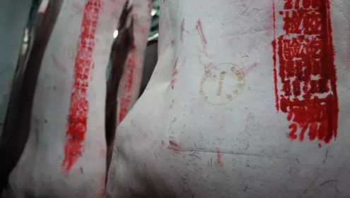 豬肉防偽標志，激光打標機最新的應用