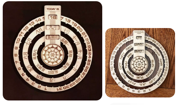 時間都去哪了？激光雕刻日歷助您記錄精彩生活