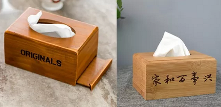 激光打標(biāo)紙巾盒，讓您干凈每一天