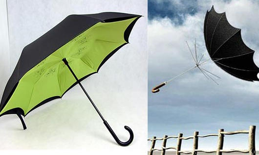 激光鏤空的反向雨傘，再也不懼風雨天