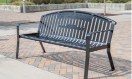 激光切割公共長椅，為城市“梳妝”，為美景增色