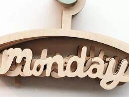 激光切割衣架，收納也要美美的